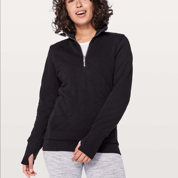 lululemon athletica Tops | Lululemon Quilted Quarter Zip Pullover | Poshmark
